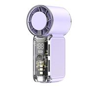 Ventilateur Portatif - Gadget Personnel Portable Rafraîchissant Rechargeable | Ventilateur À Main Avec Lumière LED | Pour Foyer Maison Bureau Salle De hambre Table Jardin Extérieur Et Voyage