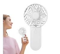 Ventilateur portatif rechargeable à 3 vitesses USB | Ventilateur portable silencieux avec crochet 1200 mAh pour voyage 3500-6500 tr/min pour enfants adultes voyage été voiture
