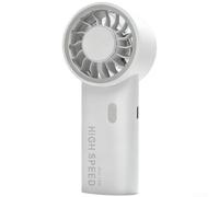 Ventilateur portatif rechargeable par USB avec moteur turbo de 14 000 tr/min, 6 réglages, batterie de 2000 mAh pour une utilisation jusqu'à 6 h, ventilateur de refroidissement portable (A)