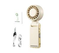 Ventilateur portatif Ventilateur nomade rechargeable 5 vitesses | Ventilateur à main puissant Pour ceinture, sangle de sac à dos, , camping, plage, sport, bureau,