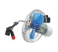 Ventilateur pour camion Métal 12V/24V Oscillant Ventilateur pour(6in 12V) | Structure métal galvanisé, oscillation automatique, vent puissant, , pour camion et voiture