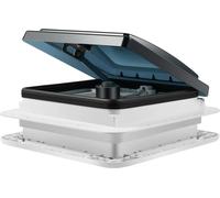Ventilateur pour camping-car/caravane - Ventilateur de toit 12 V - Étanchéité IP68 - Éclairage 4 LED - ABS - Noir