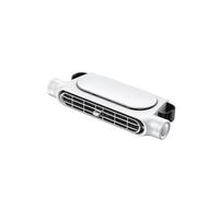 Ventilateur pour le siège de voiture Preisku,USB, sans feuilles, 3 vitesses-Blanc G