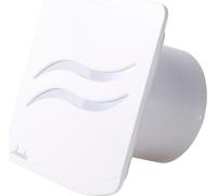 Ventilateur pour petites pièces Système Turbo S-Line Blanc 100 CTR avec ralentisseur & régulateur d'étage