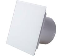 Ventilateur pour petites pièces Système Turbo Trax verre laiteux 100 CTR avec ralentisseur & régulateur d'étage
