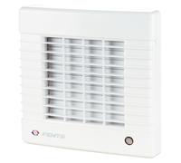 Ventilateur pour petites pièces Ventilateur mural MA 125 VTH avec interrupteur à tirette, ralentisseur & hygrostat