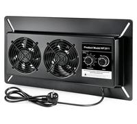 Ventilateur pour vide sanitaire - WF2011 - Double bouton rotatif pour la vitesse et l'humidité - Vitesse 3000 tr/min - Débit d'air 374 m³/h - Écran couleur - Gris clair