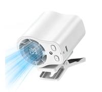 Ventilateur Pour Voiture,Clipser À Faible Bruit Avec Affichage LED - Ventilateur de ceinture personnel | pour le cyclisme la pêche le camping les voyages la plage hommes femmes jeunes et ados adultes