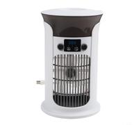 Ventilateur Pulvérisateur à Main Portable Ventilateur d'Atomisation Grand Réservoir Eau Froide Veilleuse 7 Couleurs pour Extérieur(White)