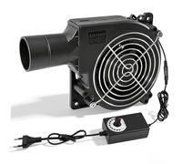 Ventilateur radial 230 V avec régulateur de vitesse pour appareils ménagers | Ventilateur à impression 3D pour ventilation, changement de ventilateur, barbecue, cheminée gonflable