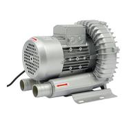 Ventilateur radial latéral 80 m³/h 220 V IP55 0,37 kW | Ventilateur à turbine, ventilateur industriel en fonte d'aluminium - Système d'aspiration silencieux pour atelier