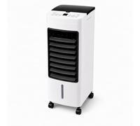 Ventilateur Rafraîchisseur d'Air 4 en 1 - Ventilateur, Refroidisseur, Humidificateur et Purificateur - Télécommande - Taille 50 cm - Minuteur 12 h - Basse Consommation - 2 Accumulateurs de Froid
