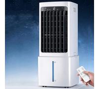 Ventilateur rafraîchisseur d'air portable puissant de 11 L avec télécommande et affichage LED, 3 vitesses, oscillation à 90°, unité de refroidissement par éva,Remote Control Model-23*26.5*62cm