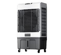 Ventilateur Refroidisseur d'air par évaporation, capacité de 30 à 100 L, 3 réglages de Vent minuterie, Ventilateur AC Portable pour la Maison, Le Bureau, l'école, avec roulettes
