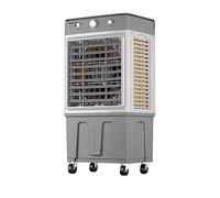 Ventilateur Refroidisseur d'air par évaporation, capacité de 30 à 100 L, 3 réglages de Vent minuterie, Ventilateur AC Portable pour la Maison, Le Bureau, l'école, avec roulettes