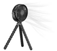 Ventilateur sans fil 360° avec trépied flexible [PEARL]