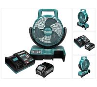 Ventilateur sans fil Makita CF 001 GM1 XGT 40 V, diamètre max. 235 mm, fonctionnement sur secteur + 1 batterie 4,0 Ah + chargeur