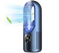 Ventilateur sans pales - HOUSE OF HARLOW 1960 - Portable - 6 vitesses - Écran LED - Humidification