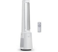 Ventilateur sans pales OmniAir de 105 cm avec purificateur d'air - Ventilateur oscillant à 75° - Télécommande, filtre HEPA 13, écran LED, 10 vitesses - Ventilateur tour de très faible bruit, 5 modes