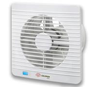 Ventilateur silencieux avec minuterie, 100 mm, 12 W, équipé d'une valve de non-retour