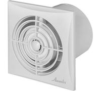 Ventilateur silencieux pour salle de bains, ventilateur de plafond, 100/125, fixation murale, roulements à billes, minuterie, Silence WZ 125 R - détecteur de mouvement, relais de temporisation - durée
