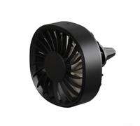Ventilateur Silencieux Rechargeable pour Bébé en Poussette(Black) | 3 vitesses réglables, lumières LED colorées, flux d'air , design compact, ambiance stylée