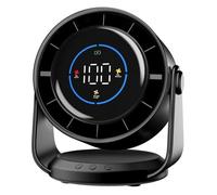 Ventilateur Silencieux Ultra Puissant, Ventilateur de Bureau à et tête rotative à Rechargeable USB, Portable pour Bureau, Maison,