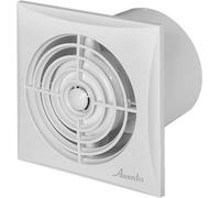 Ventilateur silencieux Ventilateur de salle de bain Ventilateur de plafond 100 125 Mur Roulement à billes Minuterie Silence WZ 100 R- Détecteur de mouvement Relais d'arrêt - Temps d'arrêt e