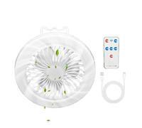 Ventilateur Solaire De Camping Batterie 3600mAh avec Lanterne LED Pliable | Ventilateur Rechargeable Solaire 3600mAh pour Maison Bureau Pique-nique Barbecue Pêche de Nuit