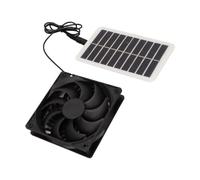 Ventilateur Solaire Pour Serre Ventilation Extérieure Résistante Aux | Ventilateur d'extraction solaire Pour Niche Serre Abri Jardin Local Stockage Cabane Espace Clos