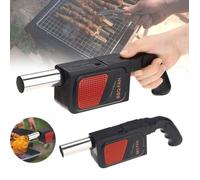Ventilateur - Soufflet électrique - Portable - Léger - Alimenté par piles - Noir
