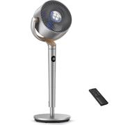Ventilateur statique - Circulateur d'air - Améliore le confort - Oscillation omnidirectionnelle - Hauteur : 102 cm - Couleur : Argent