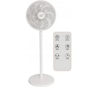 ventilateur sur pied 14" 55W avec télécommande, affichage numérique, oscillation & minuterie, 3 vitesses