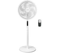 Ventilateur sur pied 2 en 1 OCEANIC - 45W - Diamètre 40cm - 3 vitesses - Hauteur réglable 69 à 120 cm - Télécommande - Blanc