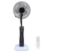 Ventilateur sur pied 75 W, 3 vitesses, ventilateur de sol, générateur de vent, minuterie 7,5 h avec télécommande