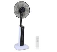 Ventilateur sur pied 75 watts, 3 vitesses, ventilateur de sol, générateur de vent, minuterie 7,5 heures avec télécommande