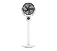 Ventilateur sur pied blanc 4000mAh avec télécommande minuterie puissant silencieux réglable oscillant rafraîchisseur d'air portable