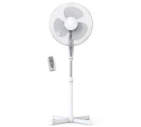 Ventilateur sur pied Briebe 40 cm télécommande 3 vitesses timer 45W