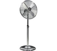 Ventilateur sur pied chromé 40cm 50W - ARIZONA - 3 vitesses oscillant