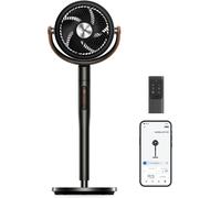 Ventilateur sur pied - Circulateur d'air - Refroidissement des pièces - Oscillation de 120° + 105° - Hauteur jusqu'à 110 cm - Noir