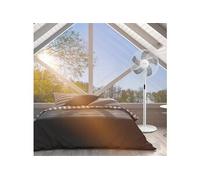 Ventilateur sur pied design avec Hauteur réglable 48W blanc