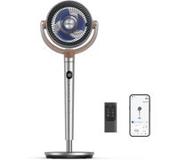 Ventilateur sur pied design - Circulateur d'air - Confort intérieur - Fonctionnement silencieux (23 dB) - Hauteur : 102 cm - Couleur : argent