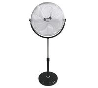 Ventilateur sur pied EDM 120W blanc