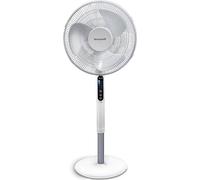 Ventilateur sur pied électrique à 5 vitesses avec minuterie - HSF600W - Angle d'oscillation de 70° - Réglage en hauteur - Télécommande