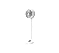 Ventilateur sur pied ELVANZA pliable - Batterie 3600 mAh - Blanc
