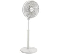 Farelek Voranza - Ventilateur colonne silencieux sur pied avec roulettes, diamètre 36 cm, 3 vitesses, oscillation, télécommande