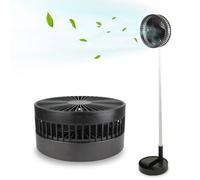 Ventilateur sur Pied - FISHTEC - Modèle Télescopique - Silencieux 30 dB - 4 Vitesses - Autonomie 3 à 9h