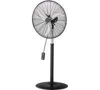 Ventilateur sur pied industriel - 24 pouces, ventilateur pivotant à 85 degrés avec réglage en hauteur et 3 vitesses réglables, idéal pour les applications exigeantes