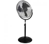 Ventilateur sur Pied Industriel Jata JVVP3055 120W 50cm 3 Vitesses Métal Tête Oscillante