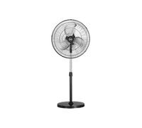 VEVOR Ventilateur sur pied industriel, 450 mm, ventilateur oscillant à 90°, réglables en hauteur, 3 vitesses réglables, débit d'air max. 5400 CFM, pour chambre à coucher, salon, maison, bureau, noir